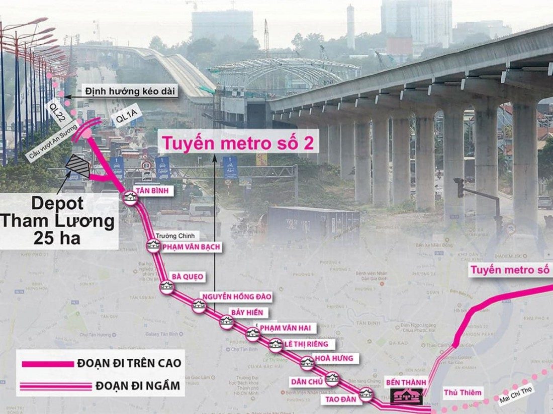 Tuyến Metro 2 Bên Thành – Tham Lương