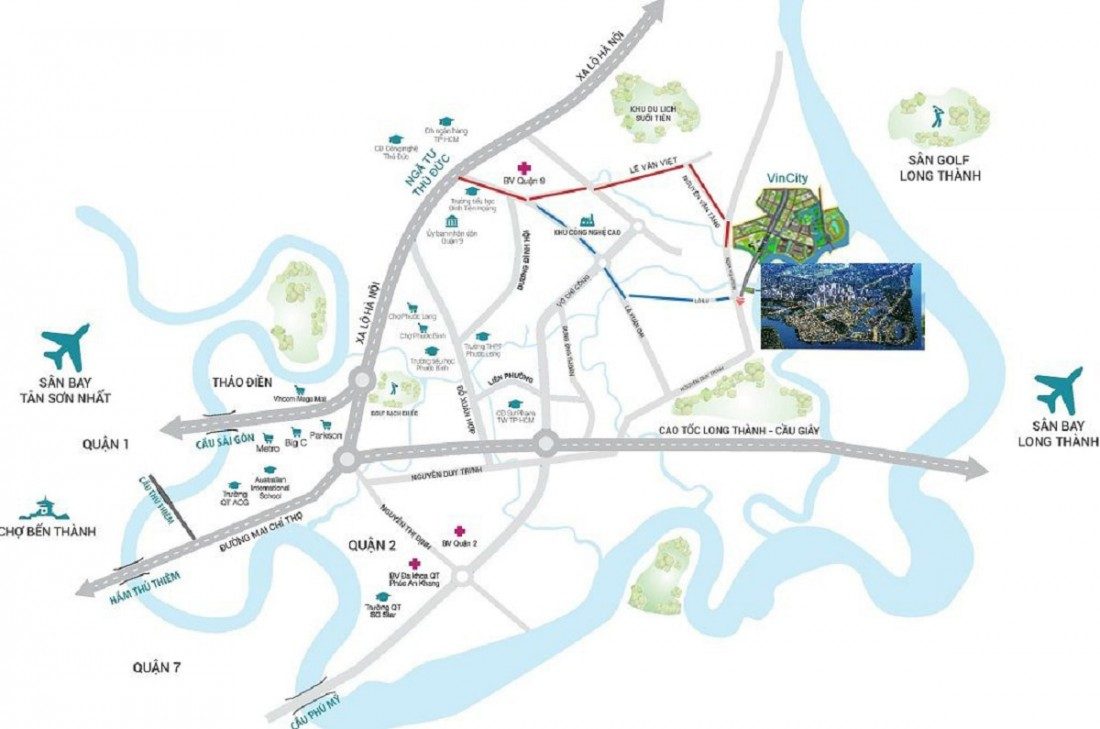 Vị trí hiếm có của The Origami Vinhomes Grand Park