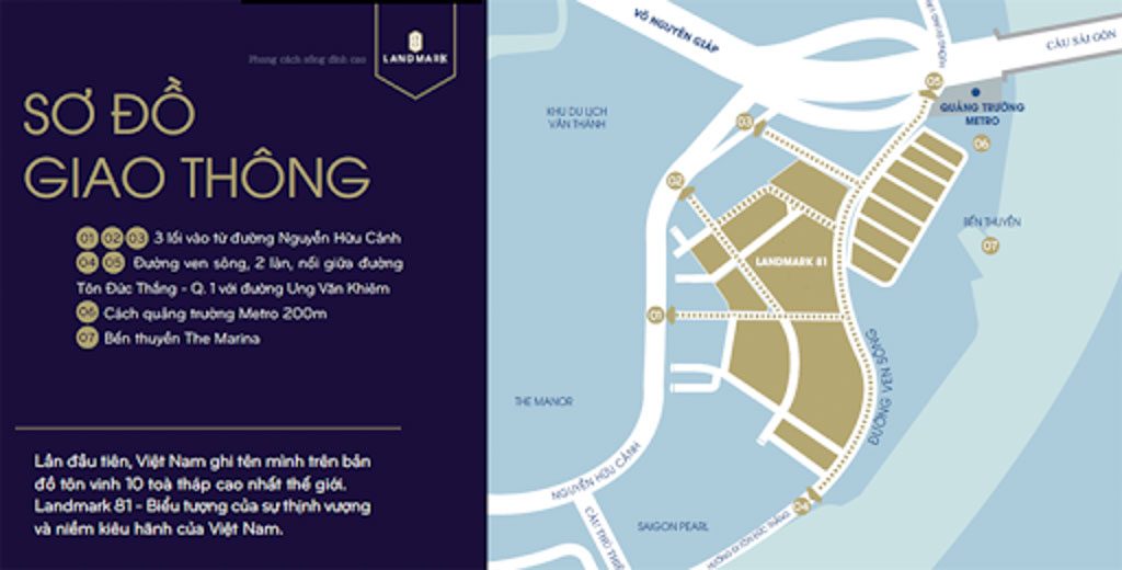 Tòa nhà cao nhất Việt Nam - Tòa nhà Landmark 81 tầng nằm ở đâu?