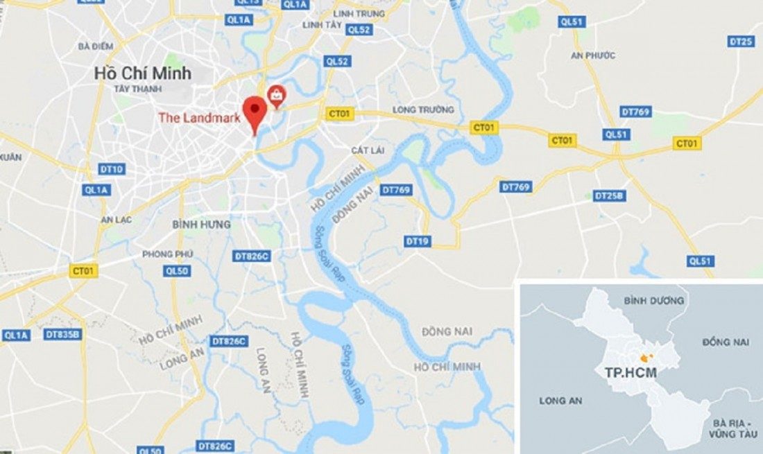 Vị trí Landmark 81