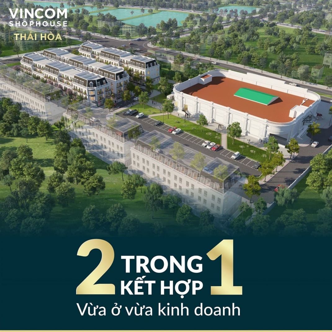  Vincom Shophouse Thái Hòa ghi dấu ấn mạnh mẽ từ những giá trị phát triển bên trong