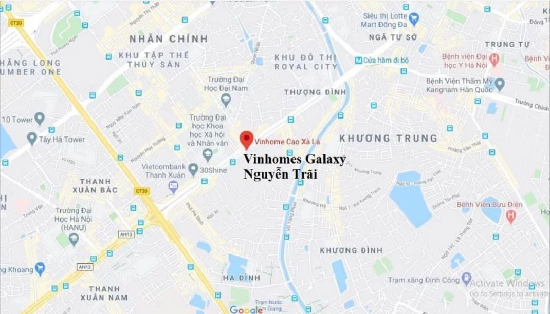 Vinhomes Galaxy Nguyễn Trãi giáp ranh với nhiều khu vực trọng điểm Vinhomes Galaxy Nguyễn Trãi giáp ranh với nhiều khu vực trọng điểm