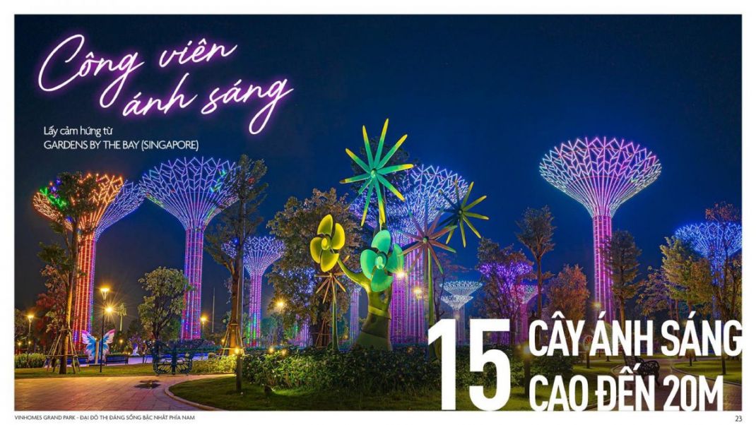 Công viên ánh sáng Vinhomes Grand Park