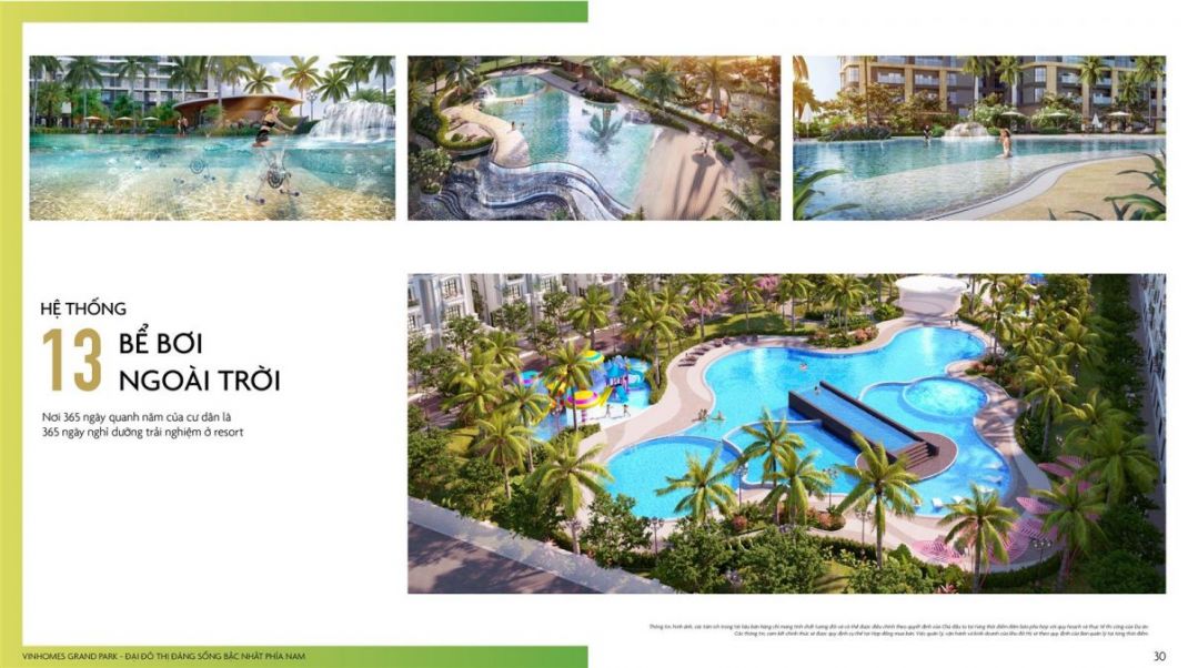 bể bơi Vinhomes Grand Park