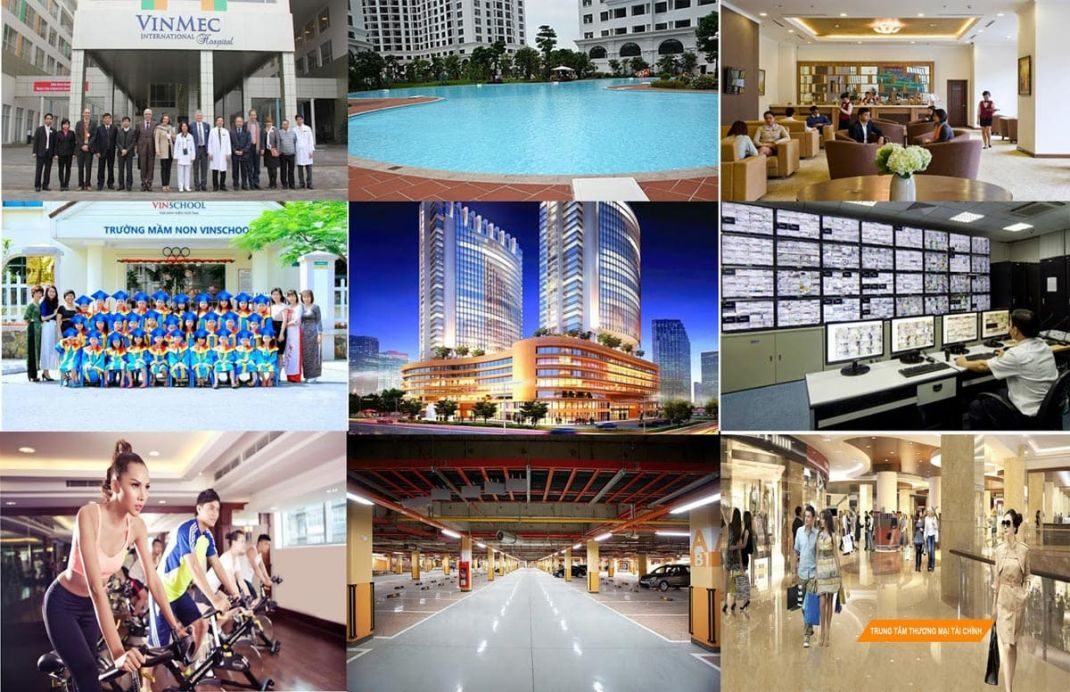 Tiện ích nội khu tại The Central 1 - Vinhomes Central Park