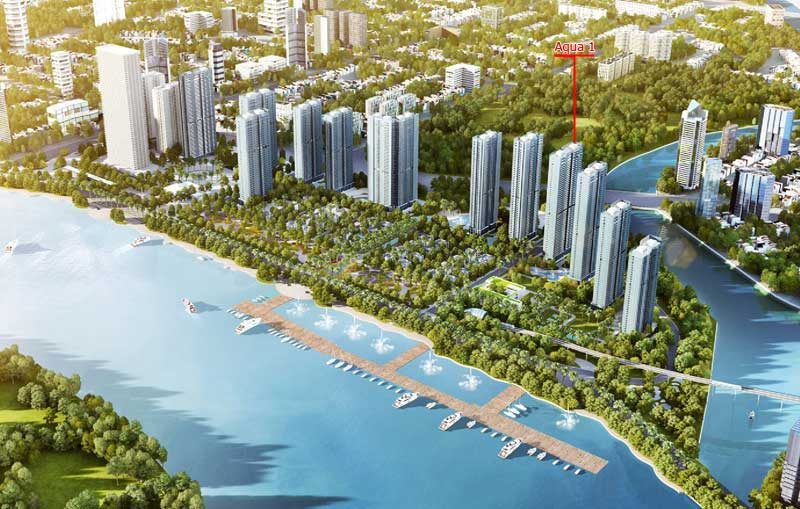 Vị trí Aqua 1 Vinhomes Golden River