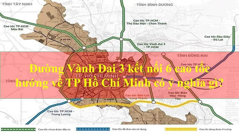Quy hoạch dự án đường Vành Đai 3 HCM mới nhất