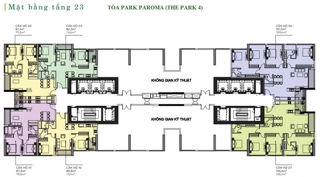 The Park 4 - Park Paroma - tòa tháp đẹp nhất Vinhome Central Park