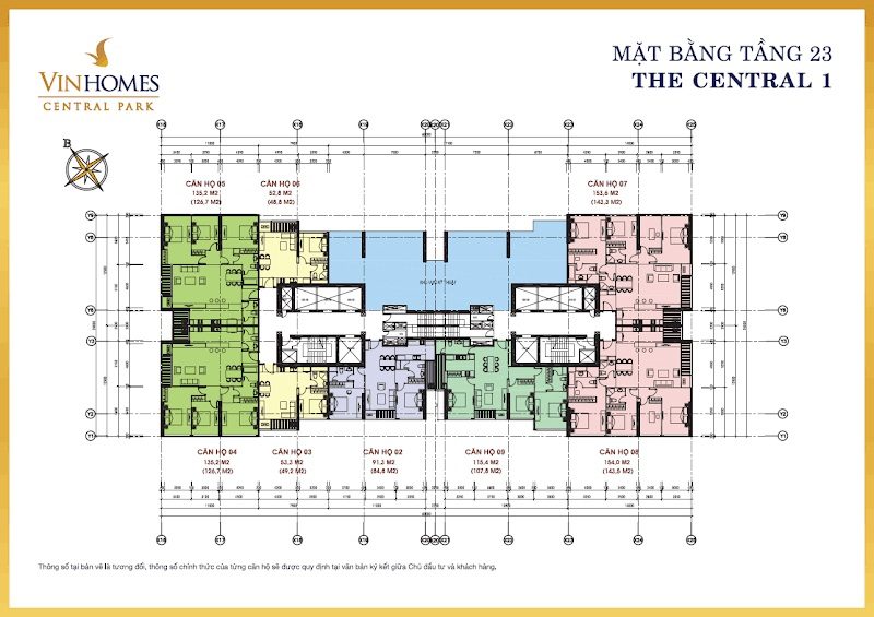 Tổng quan và đánh giá về khu căn hộ The Central 1