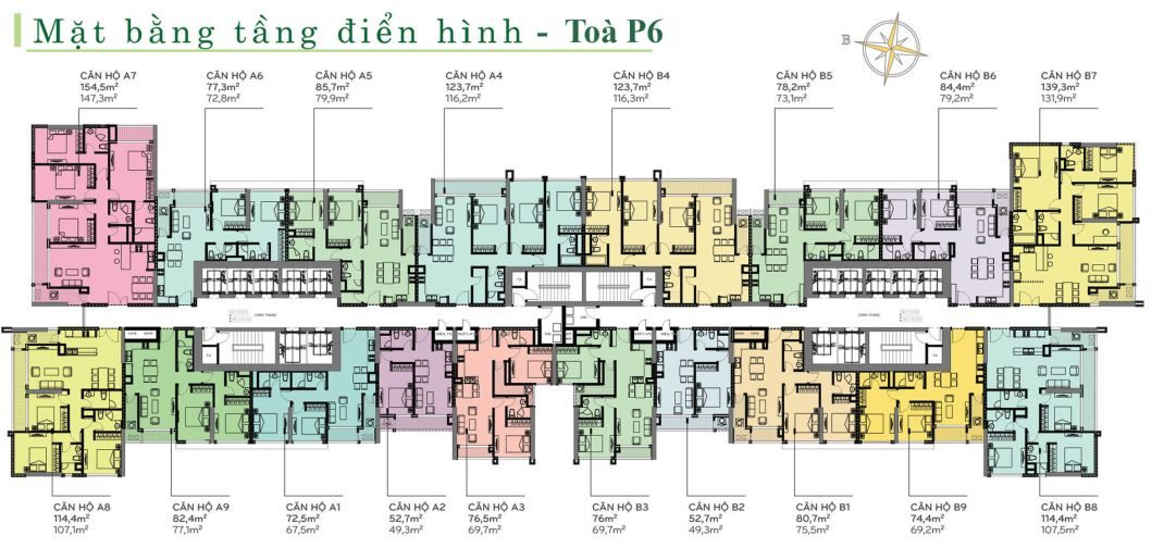 Tổng quan dự án căn hộ tại The Park 6 Vinhomes Central Park