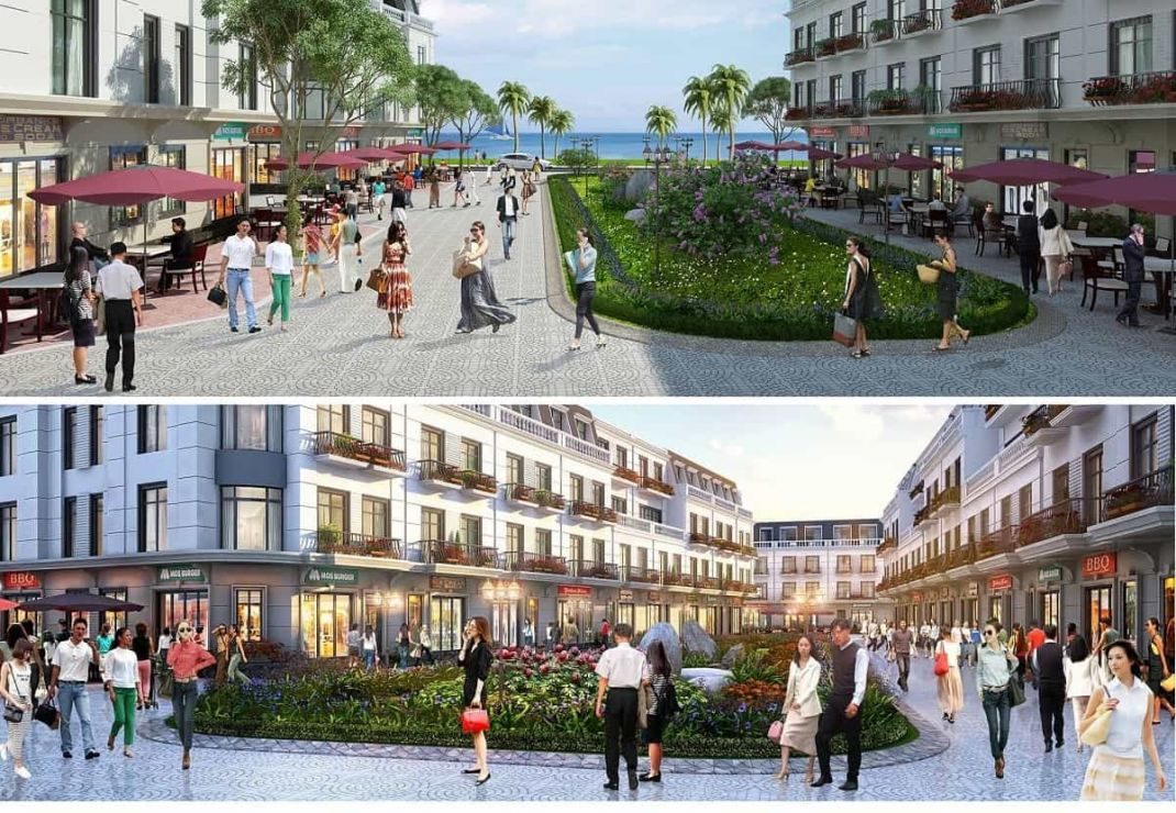 Phối cảnh khu nhà phố Vincom Shophouse Rạch Giá Phối cảnh khu nhà phố Vincom Shophouse Rạch Giá