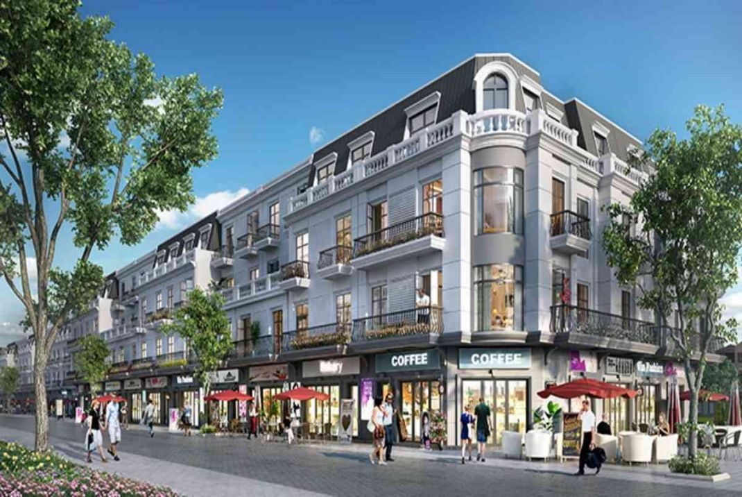 Phối cảnh một góc nhỏ Shophouse Quảng Ngãi Phối cảnh một góc nhỏ Shophouse Quảng Ngãi