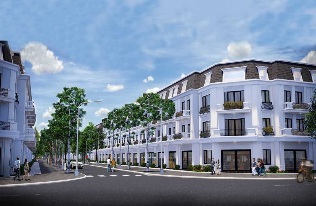 Phối cảnh nhà phố thương mại