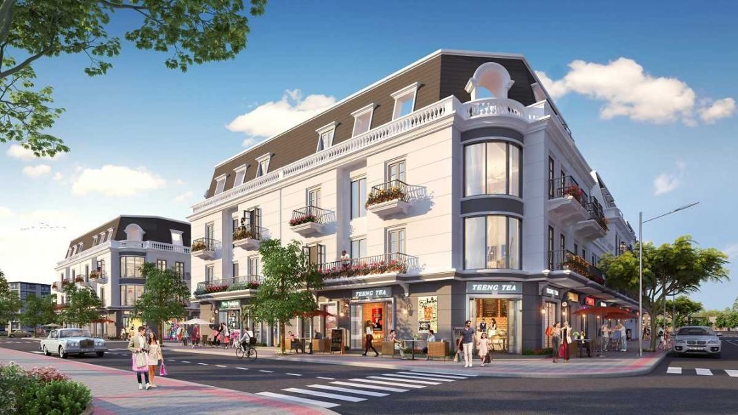 Phối cảnh Shophouse dự án Phối cảnh Shophouse dự án
