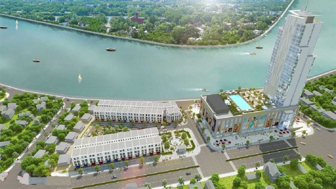 Phối cảnh thiết kế tổng thể dự án Shophouse Vincom Xuân Khánh
