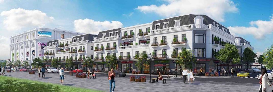  Phối cảnh tổng thể dự án Vincom Shophouse Phú Yên
