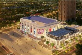 Phối cảnh tổng thể Vincom Shophouse Dĩ An được Vingroup triển khai
