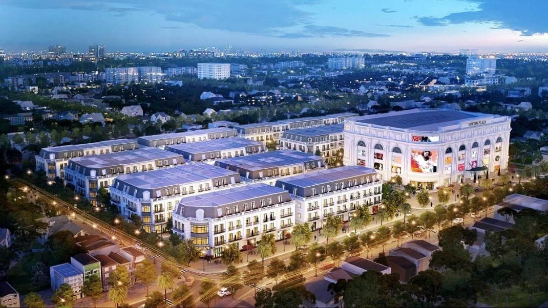 Phối cảnh Vincom Shophouse Điện Biên