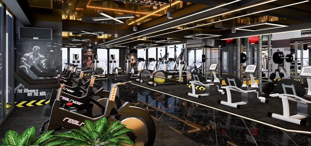 Phòng gym dự án được đầu tư đồng bộ mang đến quãng thời gian rèn luyện sức khỏe tốt nhất