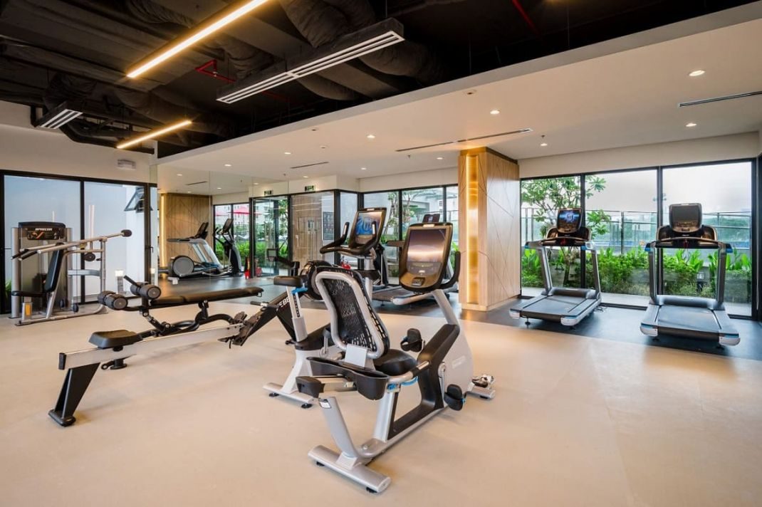 Phòng gym được đầu tư đầy đủ nhất