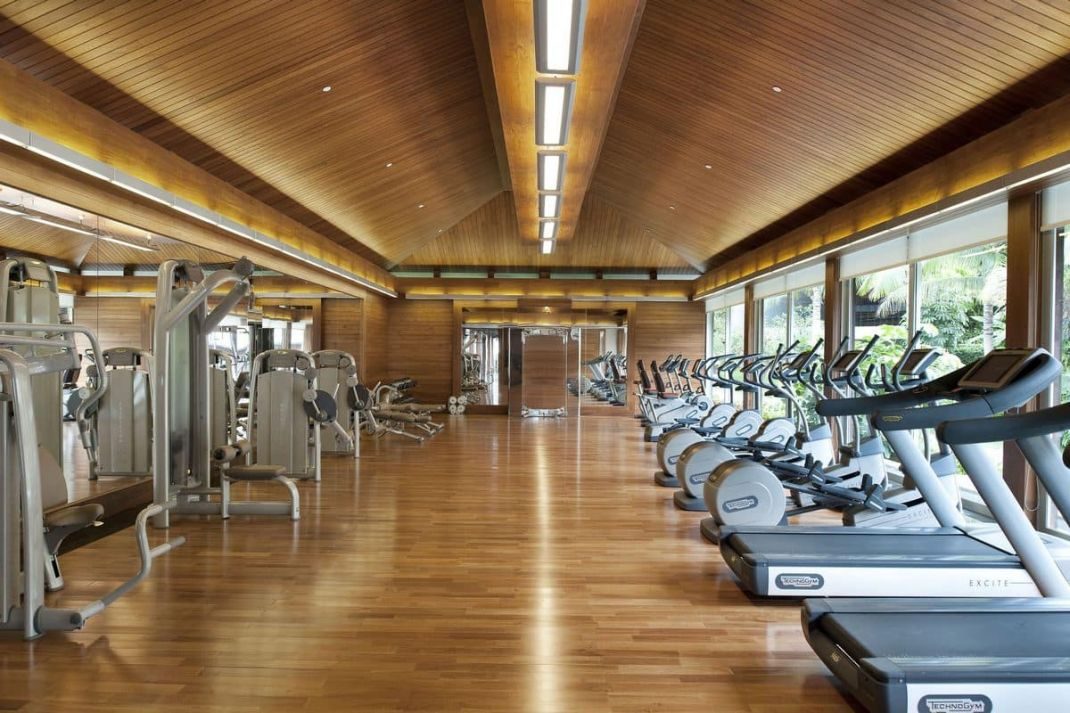 Phòng gym tích hợp hệ thống máy móc hiện đại, tân tiến