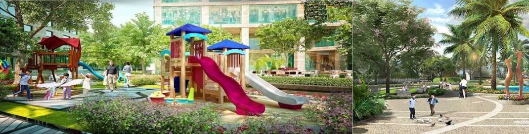 Tiện ích khu vui chơi ngoài trời dành cho các mầm non