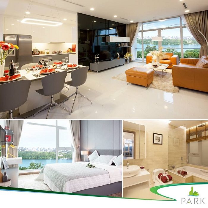 Nội thất tiện nghi bên trong Park 7 Vinhomes Central Park