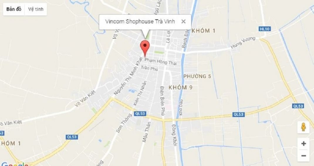 Vị trí đắc địa hiếm có của dự án Vincom Shophouse Trà Vinh Vị trí đắc địa hiếm có của dự án Vincom Shophouse Trà Vinh