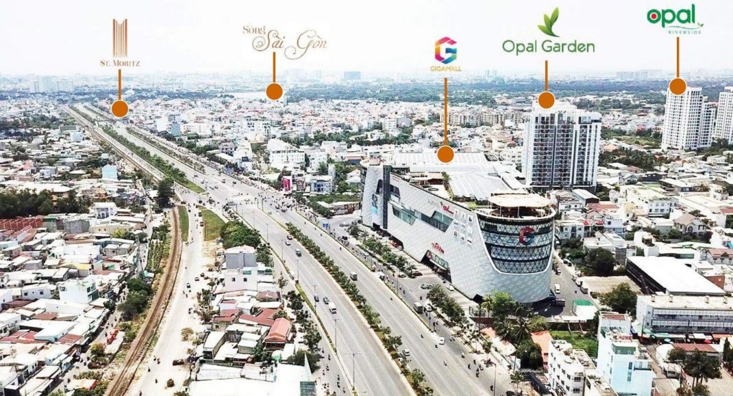Các dự án BĐS trên đường Phạm Văn Đồng