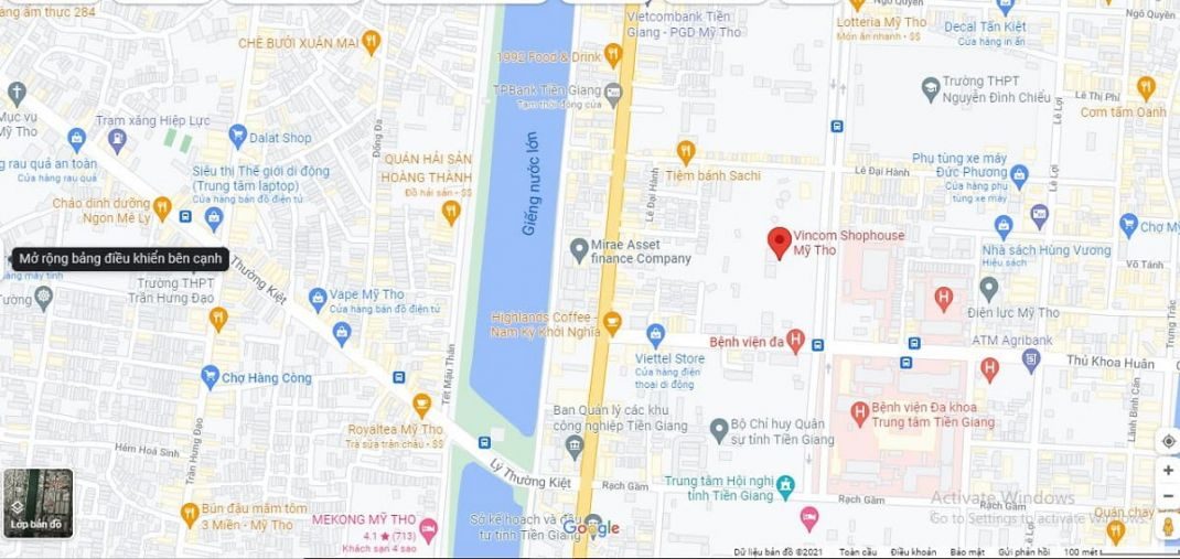 Vincom Shophouse Mỹ Tho nổi bật với vị trí xây dựng đắc địa