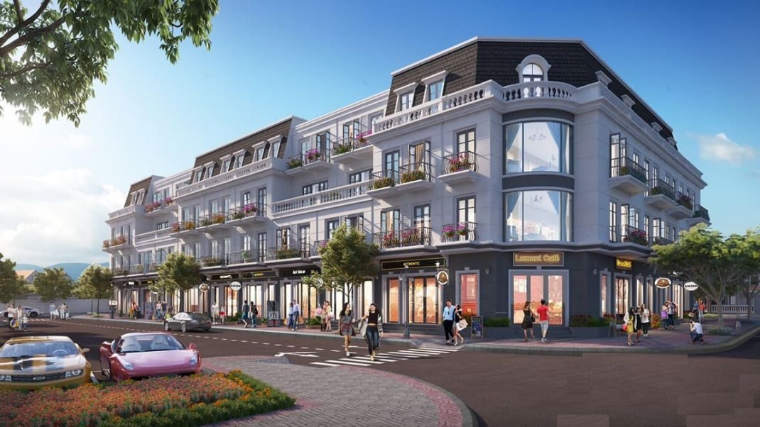 Vincom Shophouse Pleiku nổi bật với thiết kế mới mẻ, đầy thu hút