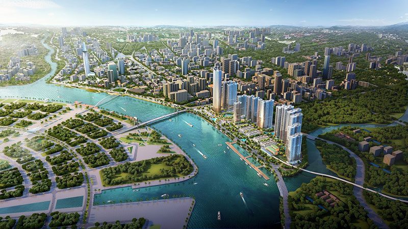 Không gian sống hoàn mỹ tại Aqua 3 Vinhomes Golden River