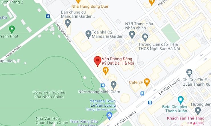 văn phòng đăng ký đất đai hà nội hoàng minh giám