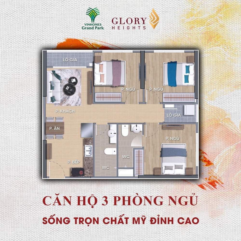 Tổng quan mặt bằng Glory Heights